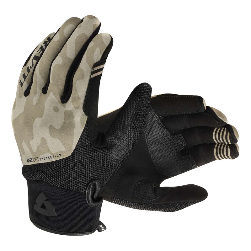 Gants cuir/textile Revâ  It Surge sand/black- S