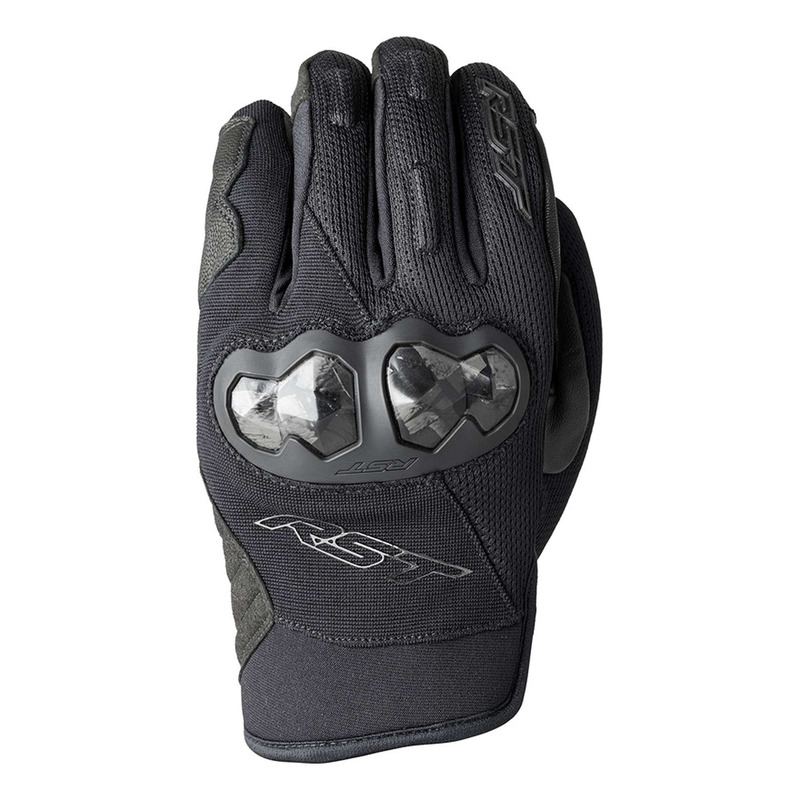 Gants cuir/textile RST Jetstream noir