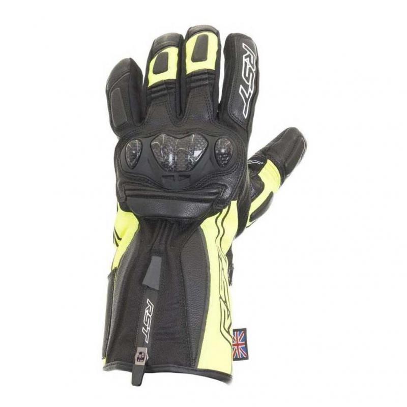 Gants cuir/textile RST Paragon V waterproof jaune fluo- 10