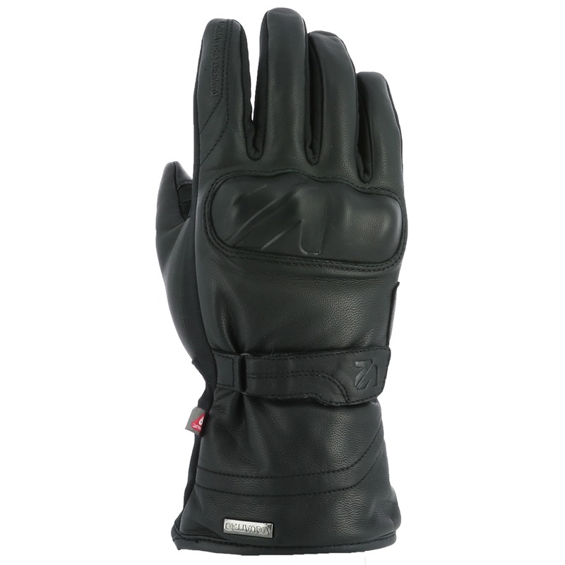 Gants cuir/textile V’Quattro Guzzo Winter noir- M