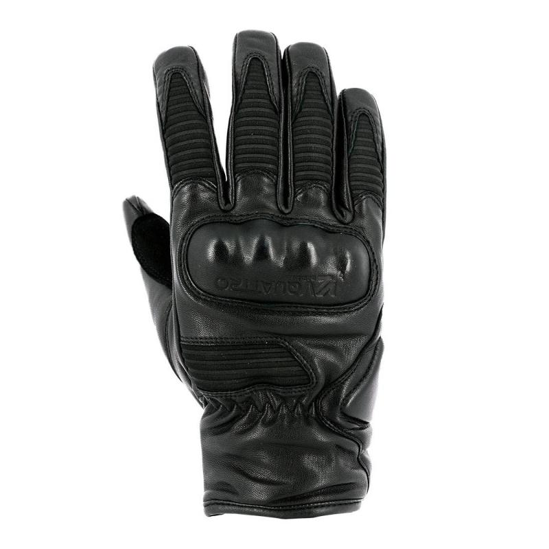 Gants cuir V'Quattro Garage WP noir- M