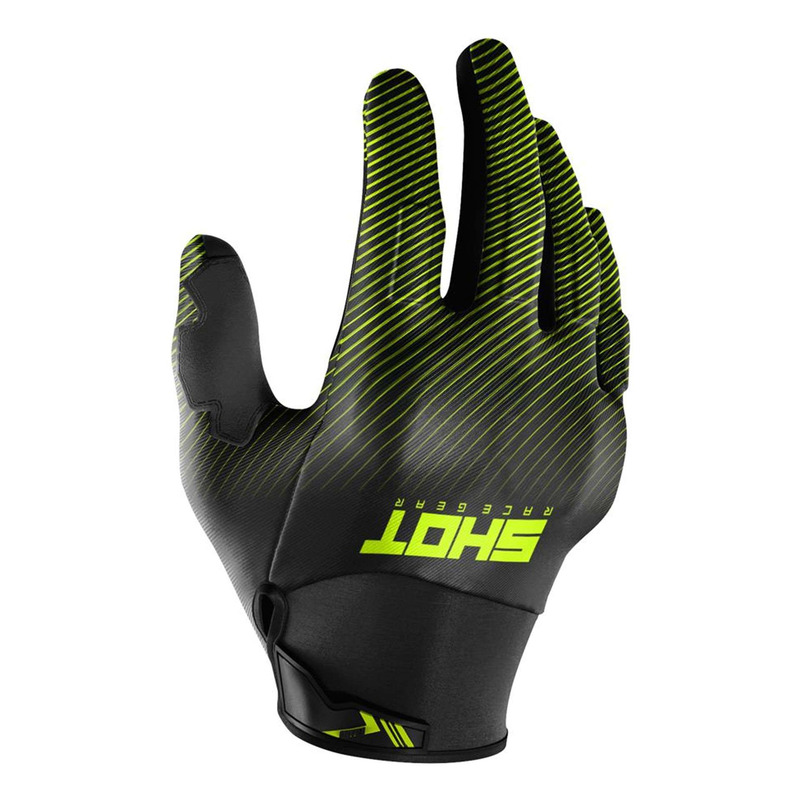 Gants enduro Shot Drift RIM neon yellow