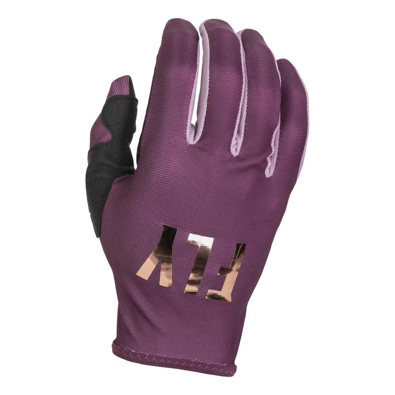 Gants enfant Fly Racing Lite mauve|or - Y-L/4
