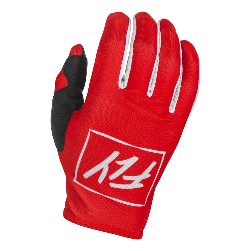 Gants enfant Fly Racing Lite rouge/blanc- Y-S/4