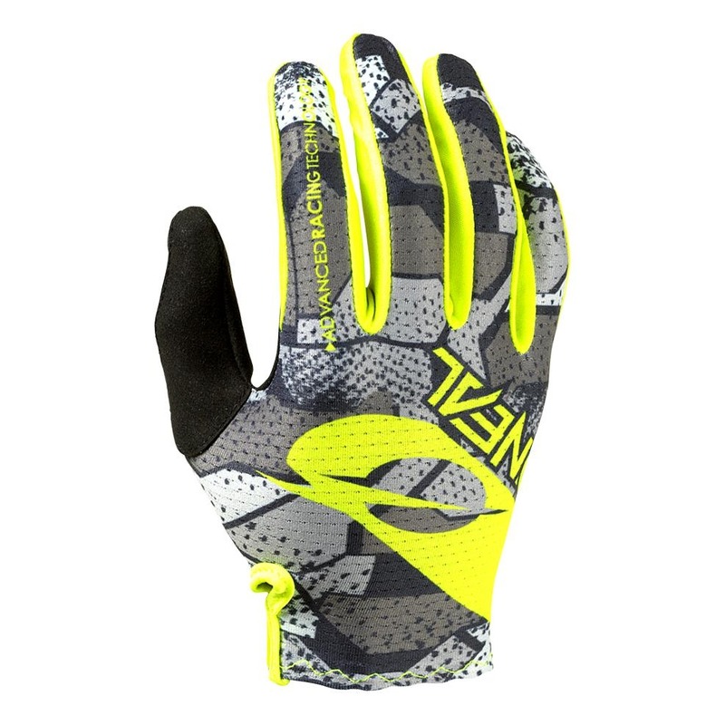 Gants enfant O'Neal Matrix Camo V.22 camouflage/gris/jaune fluo- XS