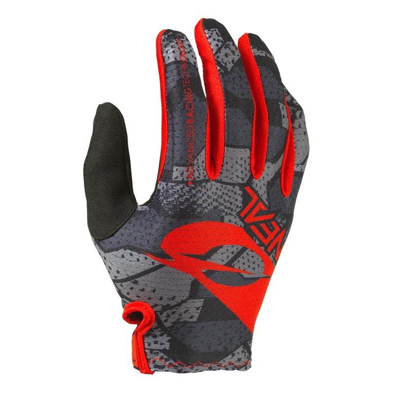 Gants enfant O'Neal Matrix Camo V.22 camouflage/noir/rouge- XS