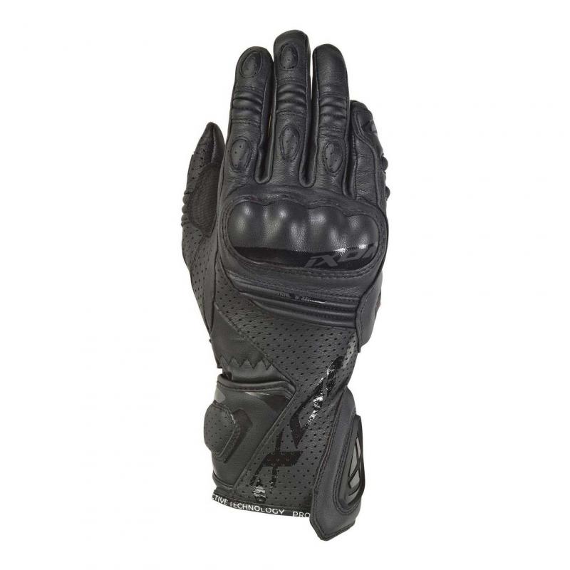 Gants été cuir femme Ixon RS Tempo Air noir- XS