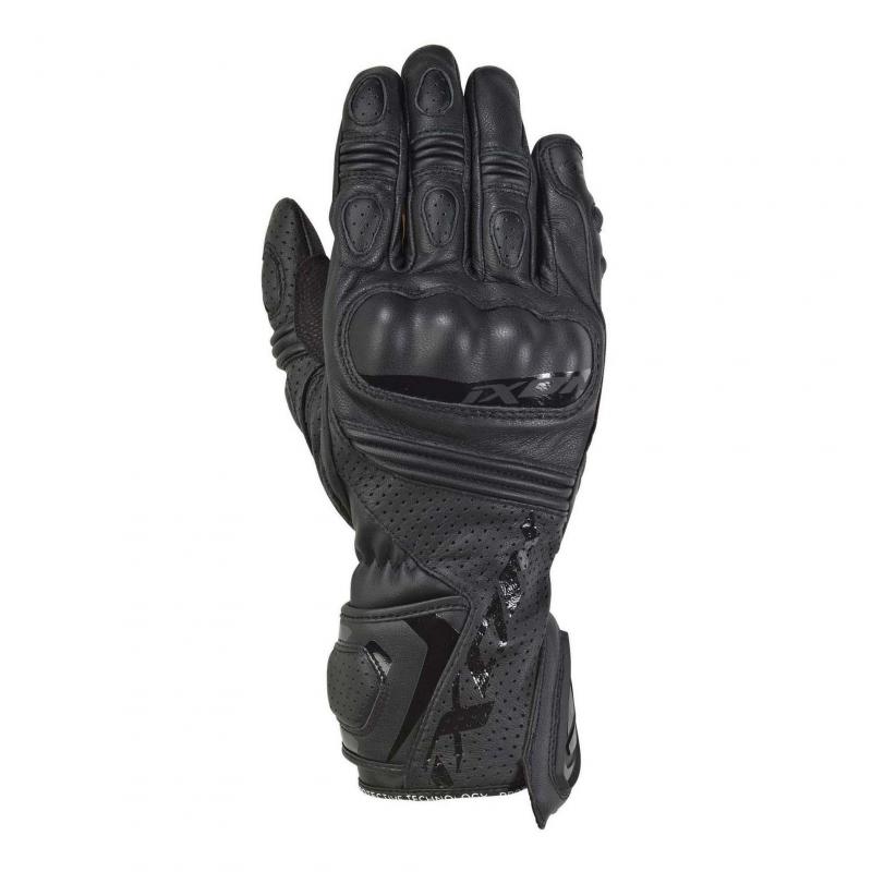 Gants été cuir Ixon RS Tempo Air noir- S