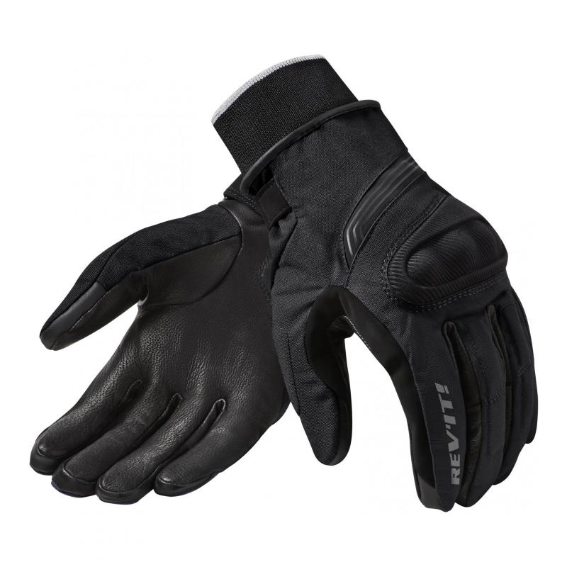 Gants femme cuir/textile Rev'it Hydra 2 H2O Ladies noir- XS