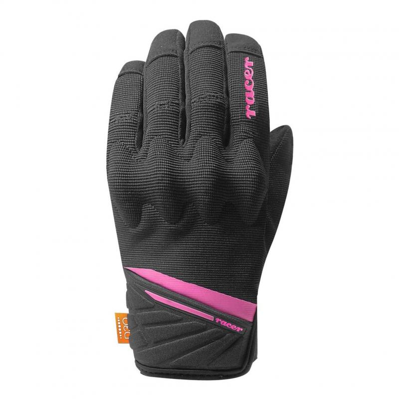 Gants femme Racer Roca F2 noir / rose- XS