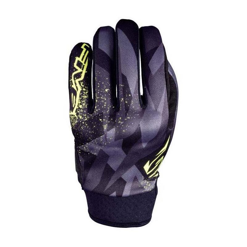 Gants Five GLOBE REPLICA CAMO jaune fluo- XS