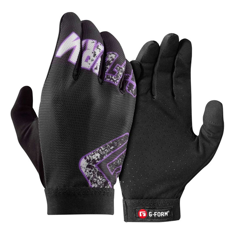 Gants G-Form Tempo Noir/Violet