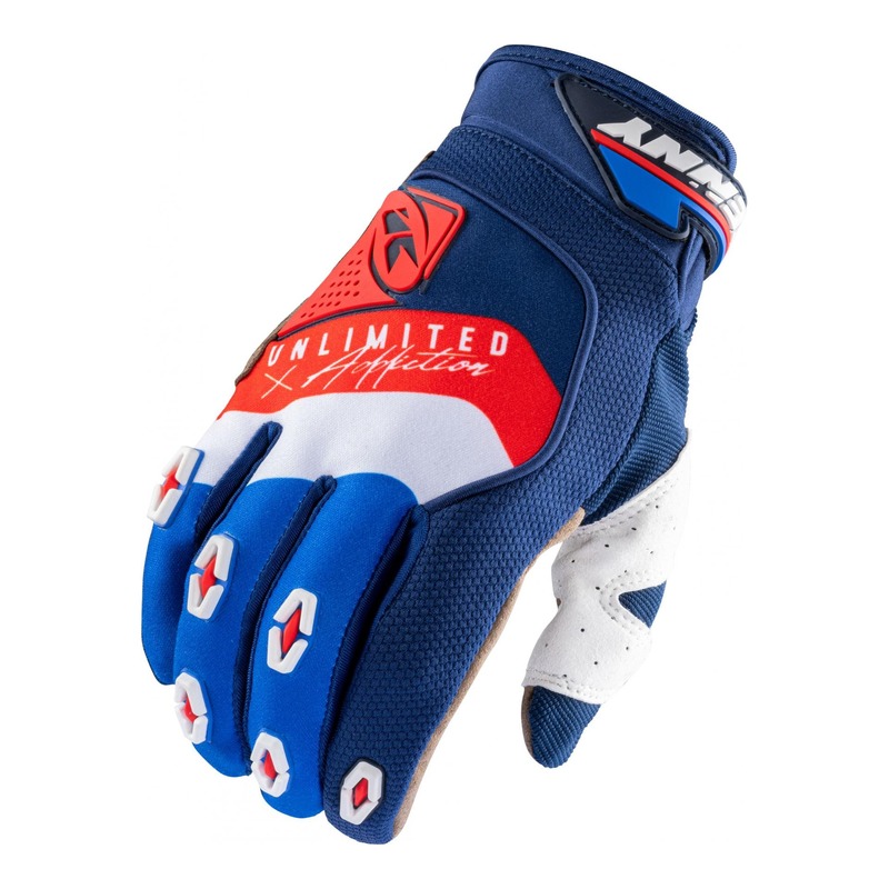 Gants Kenny Safety navy/blanc/rouge- 7