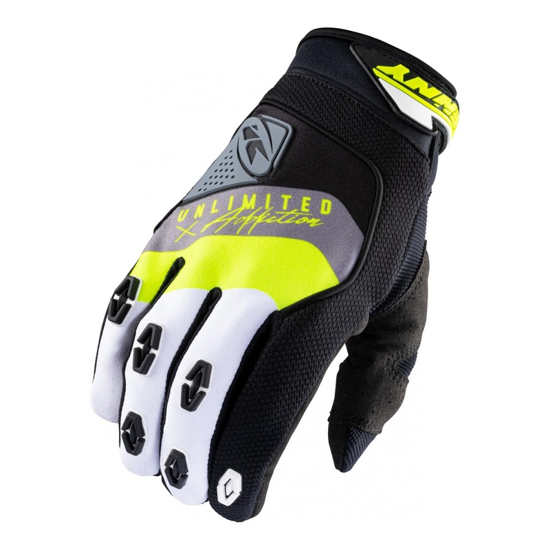 Gants Kenny Safety noir/gris/jaune fluo- 7