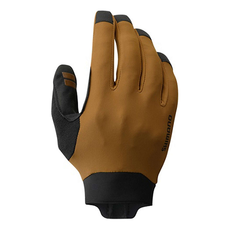 Gants Longs VTT Shimano Enduro Homme Brun Sable