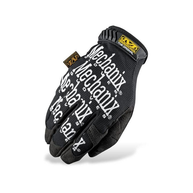 Gants mechanix original noirs logo blanc t.s