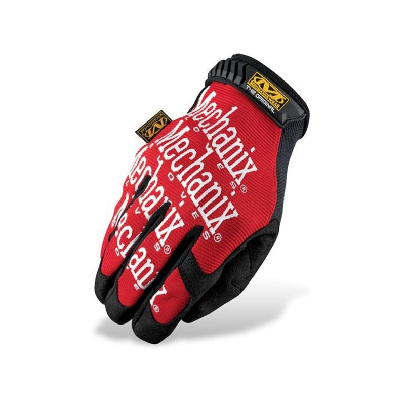 Gants mechanix original rouges t.l