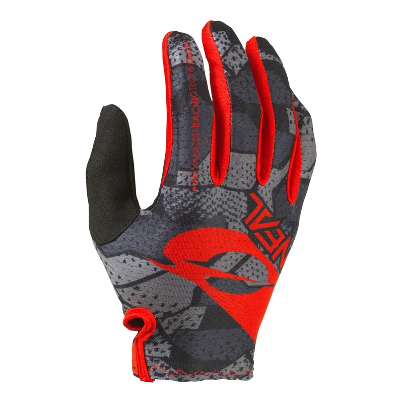 Gants O'Neal Matrix Camo V.22 camouflage/noir/rouge- S