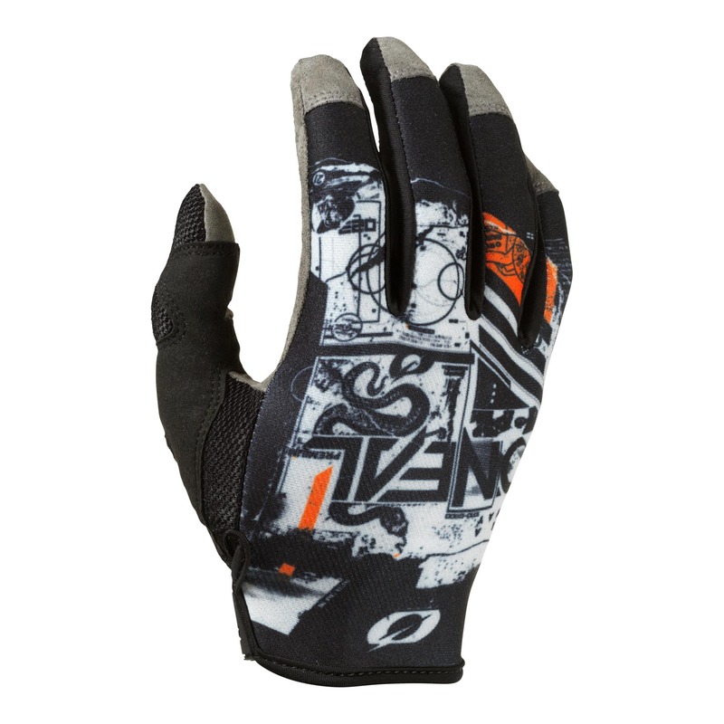 Gants O'Neal Mayhem Scarz V.22 noir/gris/orange- S