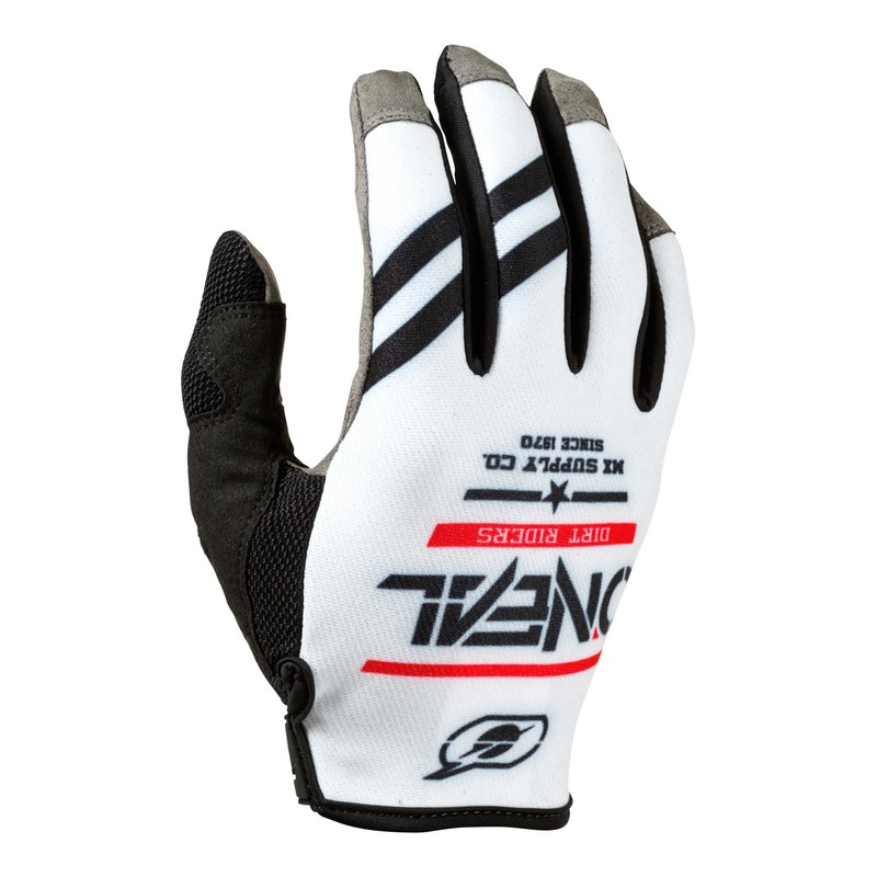 Gants O'Neal Mayhem Squadron V.22 blanc/noir
