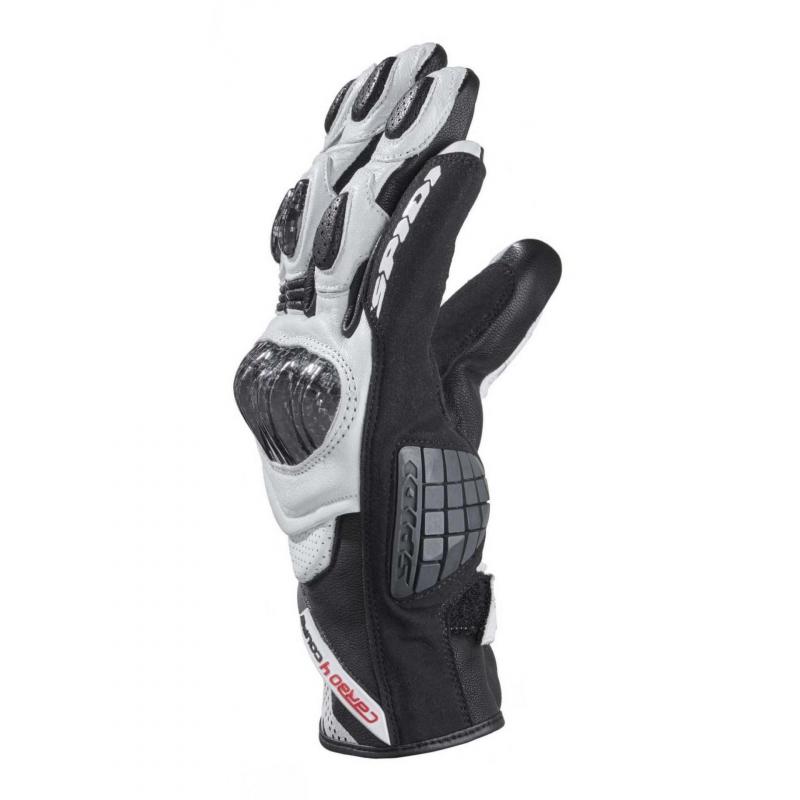 Gants Spidi CARBO 4 COUPÉ noir/blanc- S