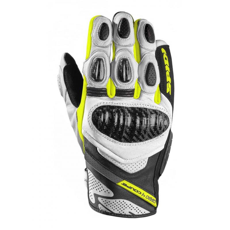 Gants Spidi CARBO 4 COUPÉ noir/jaune fluo- S