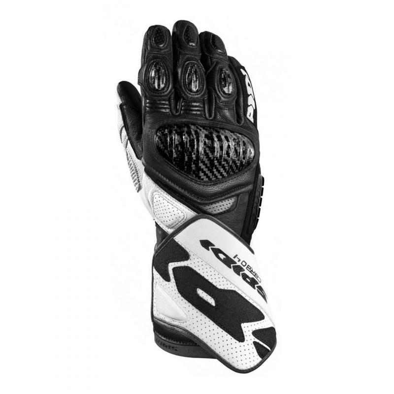 Gants Spidi CARBO 4 noir/blanc- S