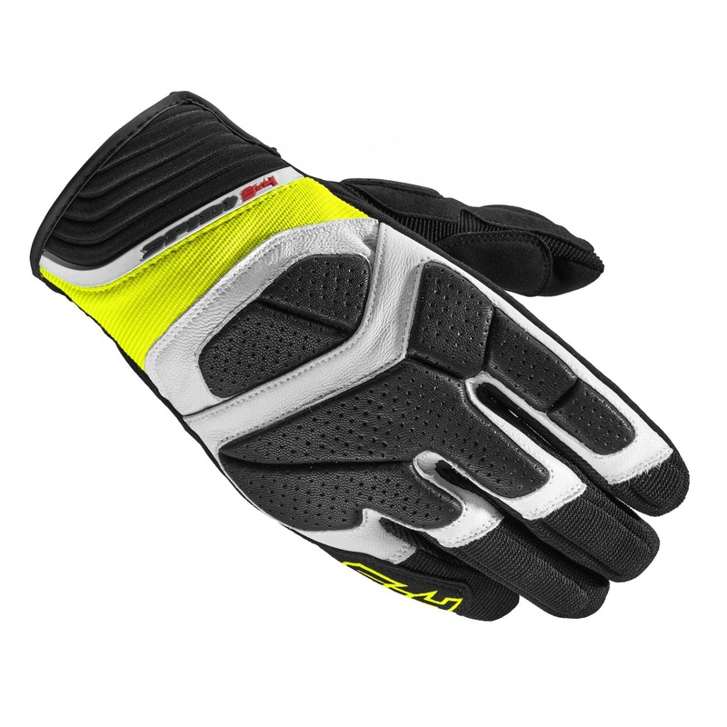 Gants Spidi S-4 noir/jaune fluo- M