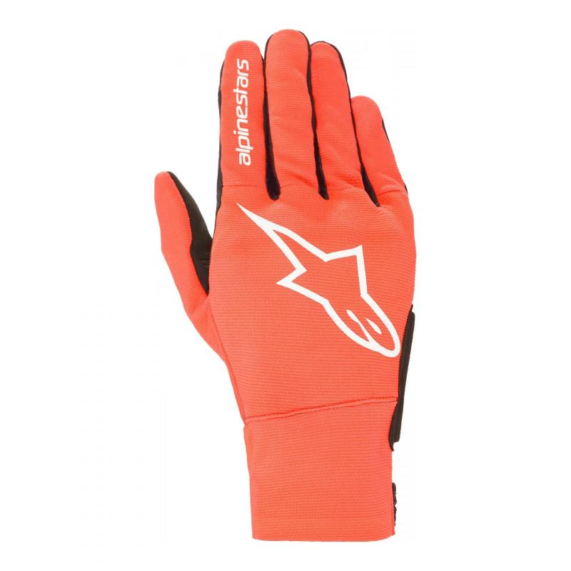 Gants textile Alpinestars Reef rouge fluo/blanc/noir- S