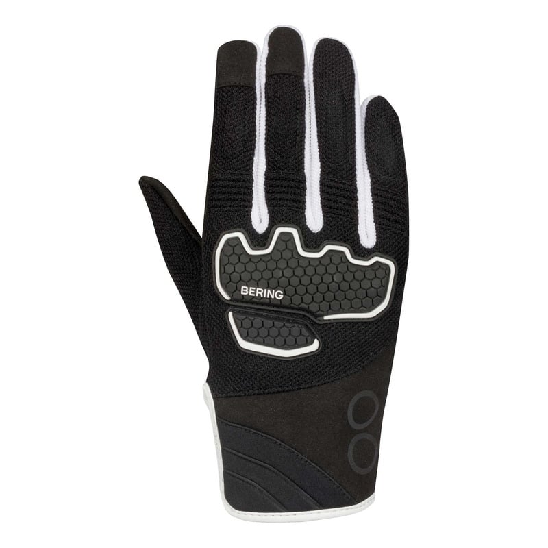 Gants textile Bering Breeze noir/blanc