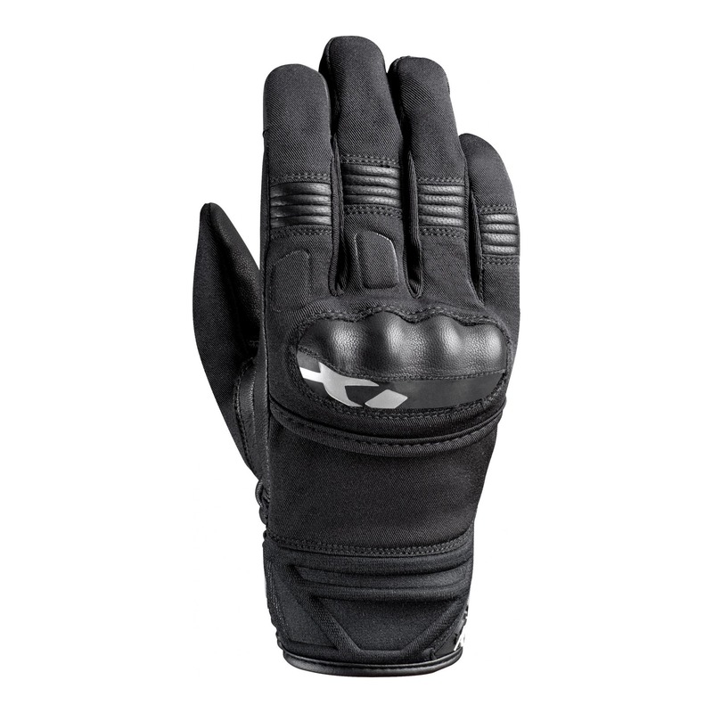 Gants textile/cuir femme Ixon MS Picco noir/argent- XS