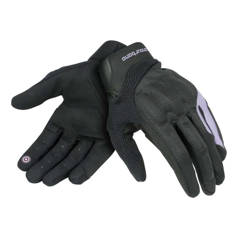 Gants textile/cuir femme Tucano Urbano Penna Evo Lady black/lavender