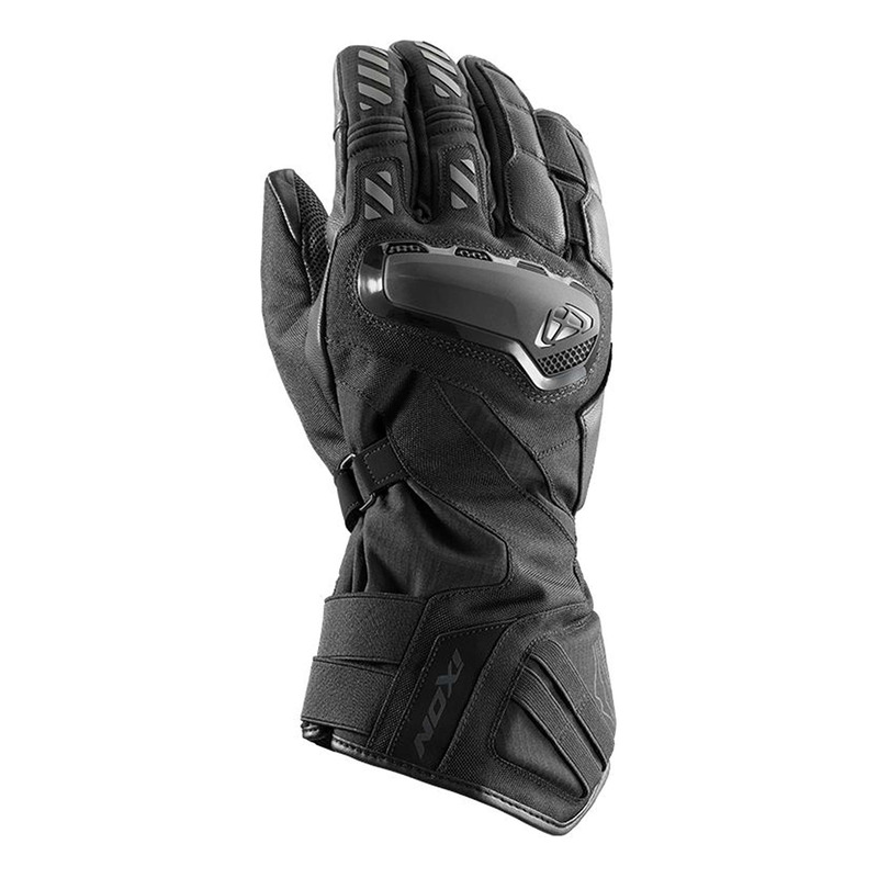 Gants textile/cuir Ixon MS-Drakkar noir- S