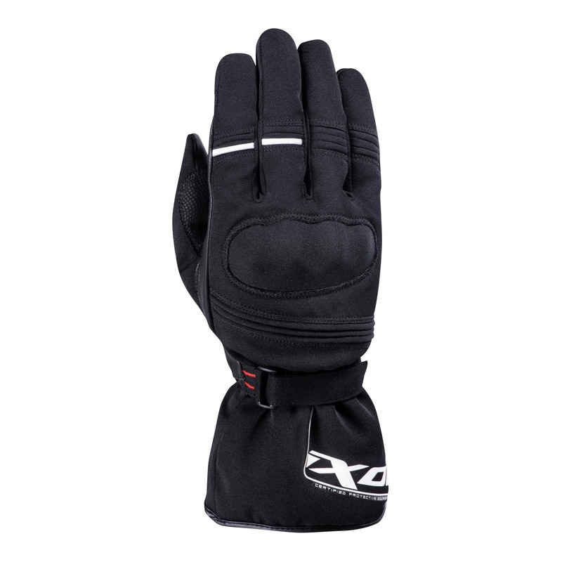 Gants textile/cuir Ixon Pro Field noir/blanc- S