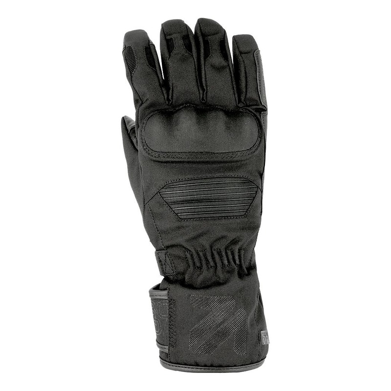Gants textile/cuir V'Quattro Khan noir- M
