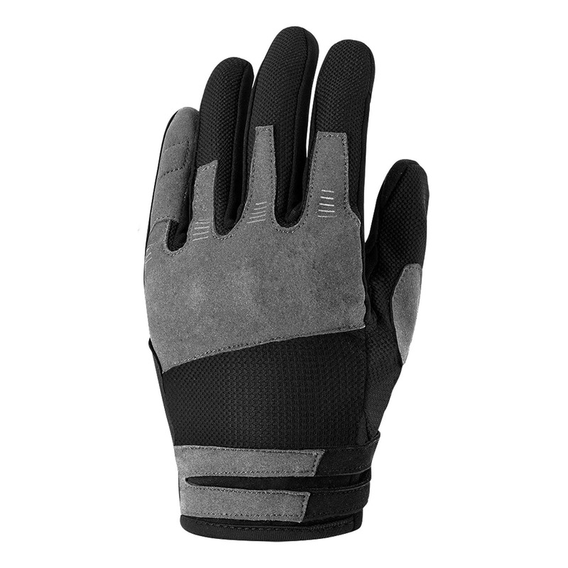 Gants textile Eight Air Fresh noir/gris