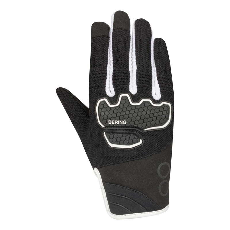 Gants textile femme Bering Lady Breeze noir/blanc