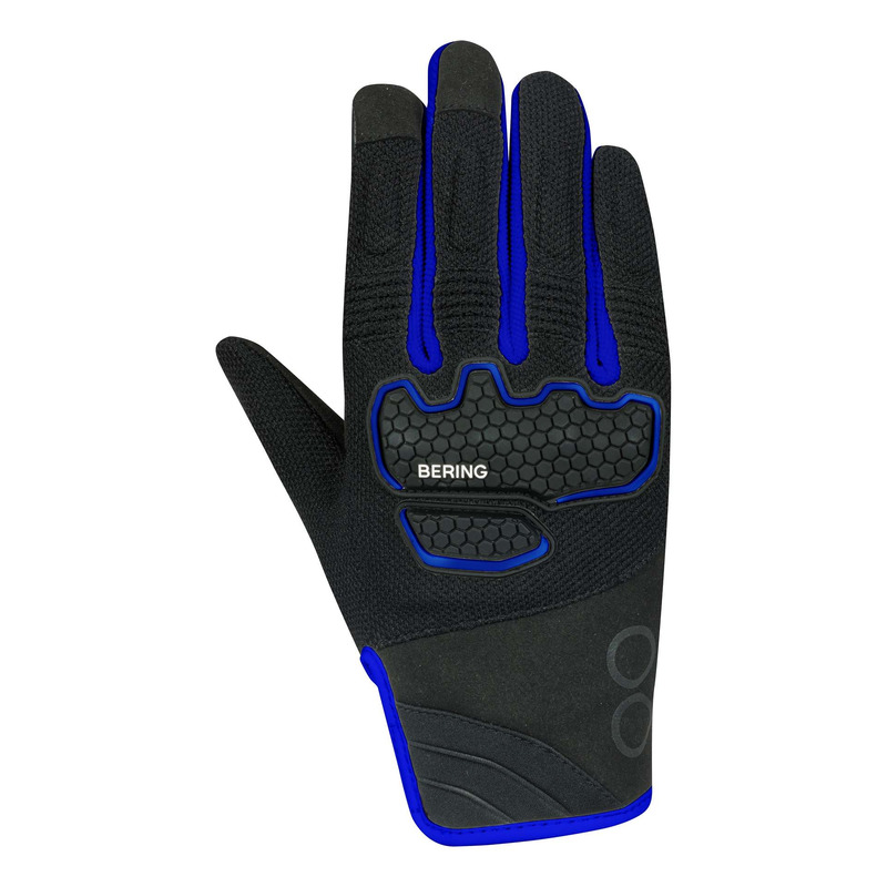 Gants textile femme Bering Lady Breeze noir/bleu