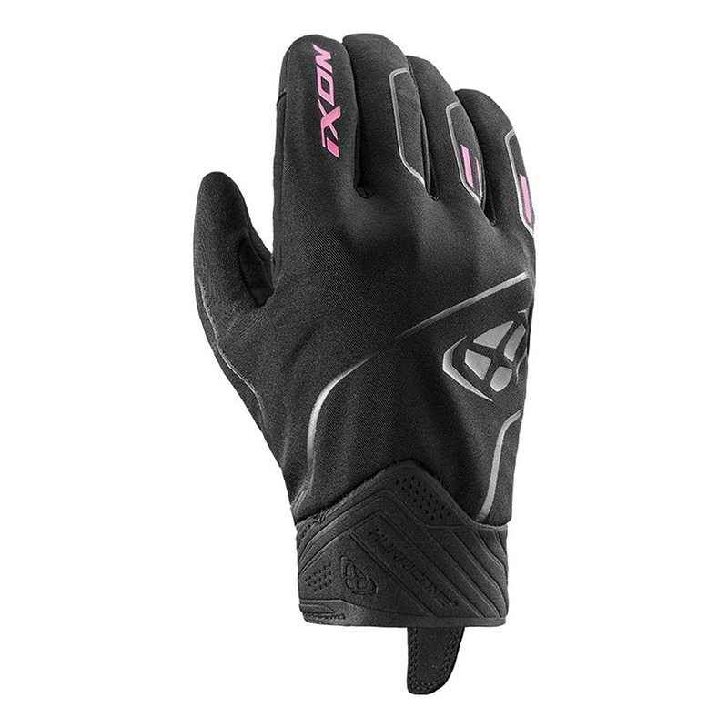 Gants textile femme Ixon Pro Hurricane 2 Lady noir/fuschia- XS