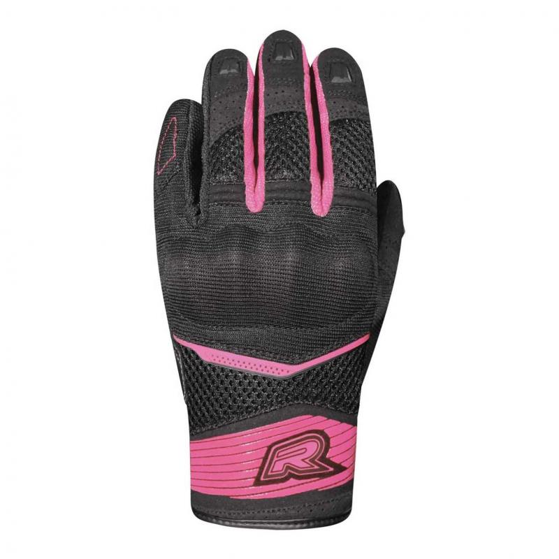 Gants textile femme Racer Skid 2 F noir/rose- XS