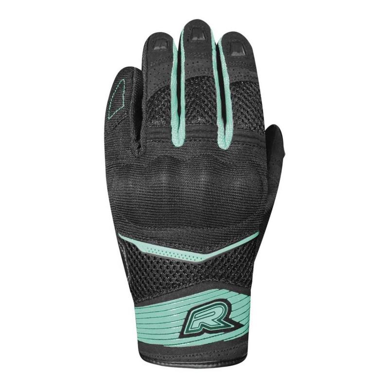 Gants textile femme Racer Skid 2 F noir/turquoise- XS