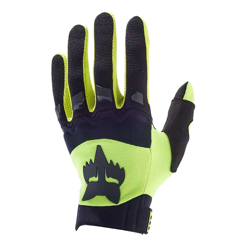 Gants textile Fox Racing Dirtpaw CE fluo yellow