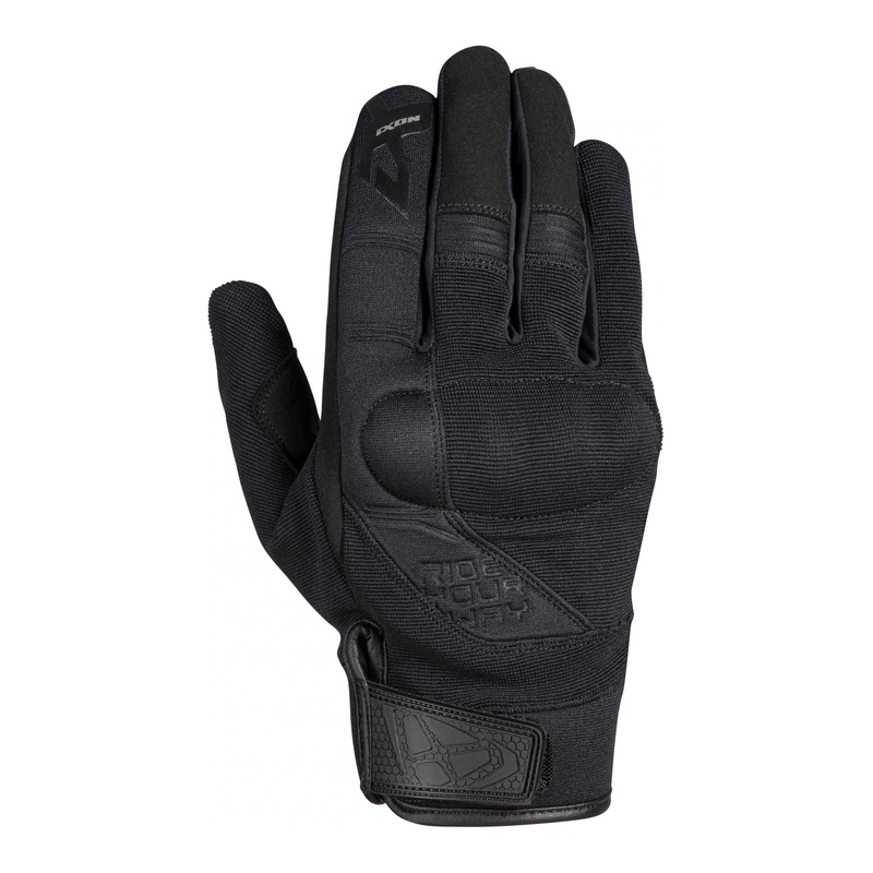 Gants textile Ixon RS Delta noir- S