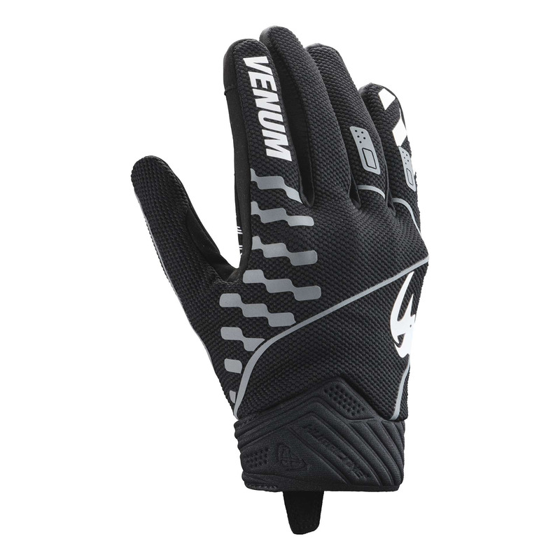Gants textile Ixon Venum Hurry noir/gris/blanc