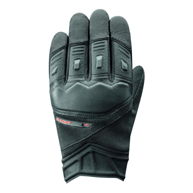 Gants textile Racer Dispatcher noir- S