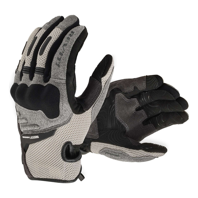 Gants textile Rev’It Cavern light grey/black