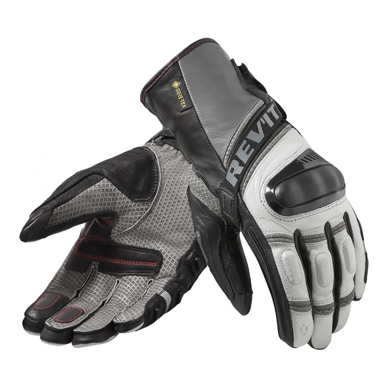 Gants textile Rev’it Dominator 3 GTX gris clair/anthracite- XS