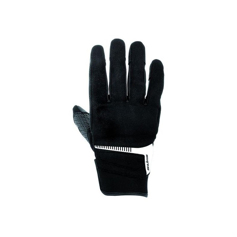 Gants textile S-Line pouce index tactiles noir/blanc- XS
