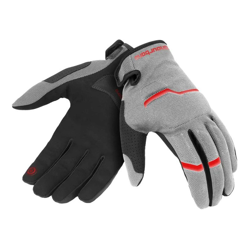 Gants textile Tucano Urbano Miky Evo grey/red