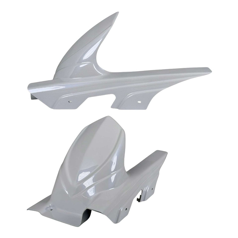 Garde boue arrière Ermax blanc (blanc pearl glacier [yww]) Suzuki SV 650 16-26